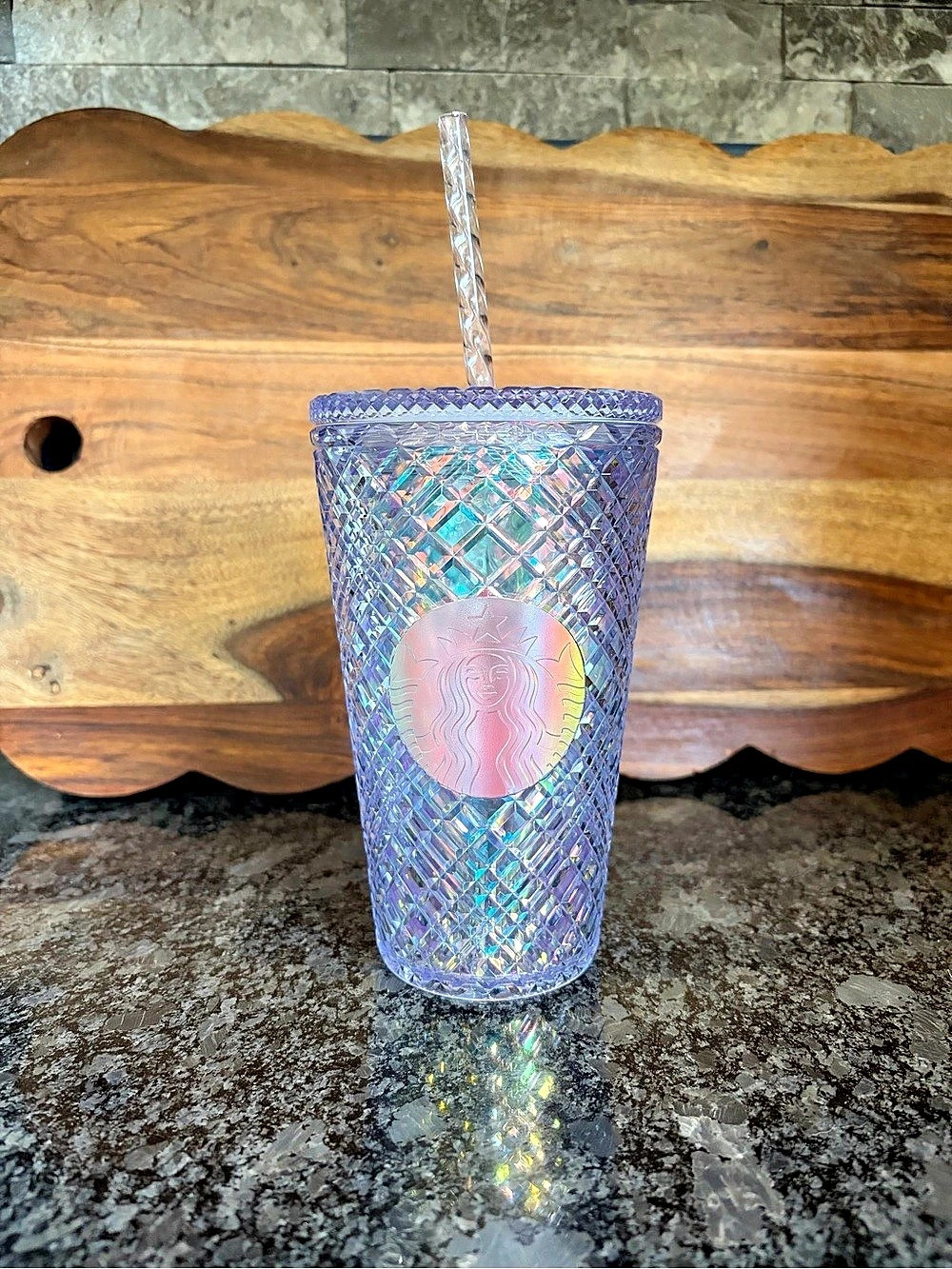 Starbucks Iridescent Unicorn/Clear Cold Cup Tumbler
